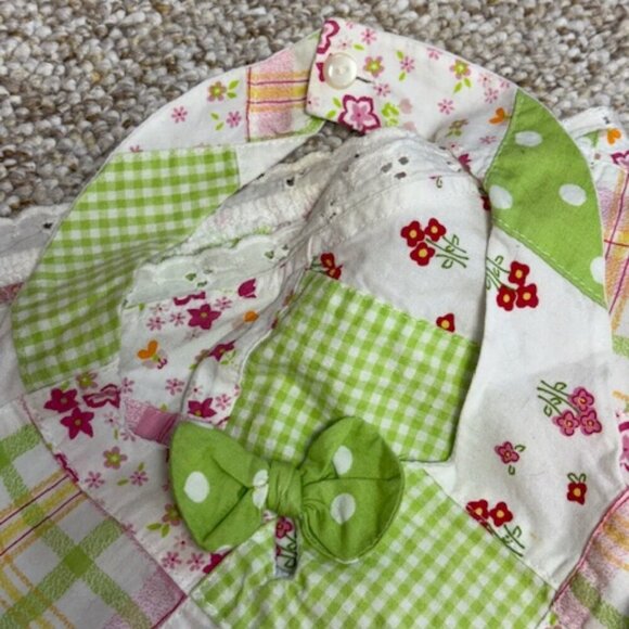 Iris & Ivy Patchwork Floral Sundress Little Girls Sz 4 Halter Top Easter Spring - Picture 6 of 7